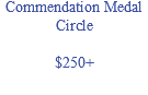 Commendation Medal Circle $250+